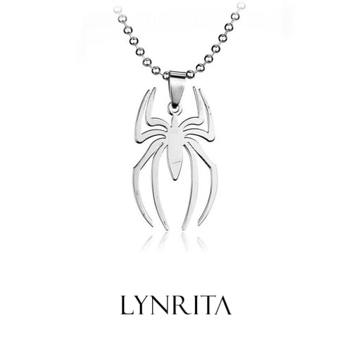 LYNRITA THE SPIDER NECKLACE SILVER