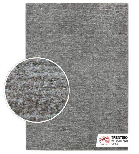 พรมรุ่น TRENTINO (L) 41005 7121 L 160x230 ซม. GREY