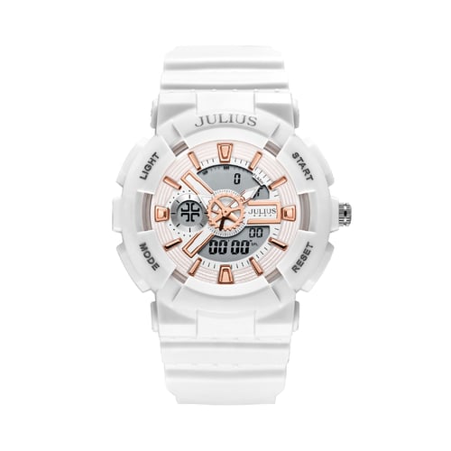 นาฬิกา Julius JA-1276 A สายซิลิโคน สีขาว