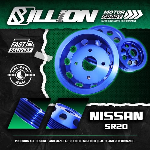 Billion Pulley 3 ชิ้น สำหรับ Nissan เครื่อง SR20
