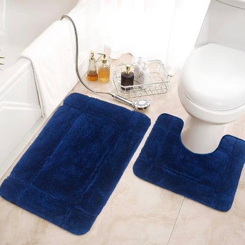 พรมเช็ดเท้าชุดห้องน้ำ (BATH MAT) รุ่น STELLAR DG 2-5 NAVY BLUE สีน้ำเงิน
