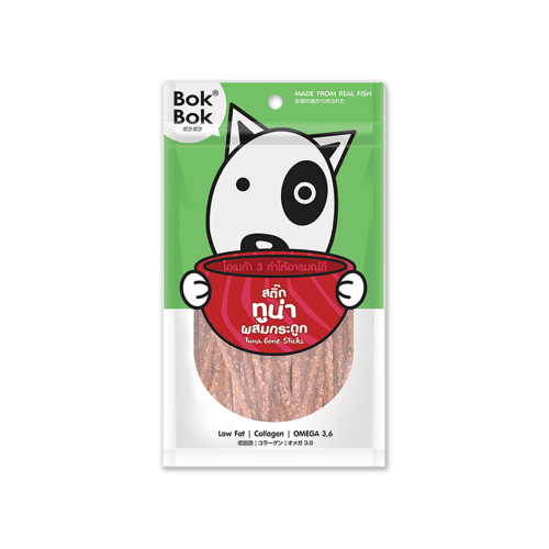 Bok Bok Tuna Bone Sticks Dog Snack 150g