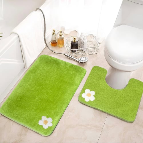 พรมเช็ดเท้าชุดห้องน้ำ (ELLE BATH MAT) รุ่น ELLE AG 6-7 GREEN สีเขียว