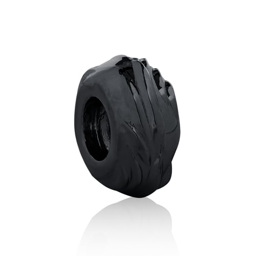 Eagle Wing Spacer Bead - Black
