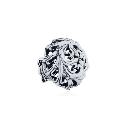 The Floral Braided Stud Earring - Oversized