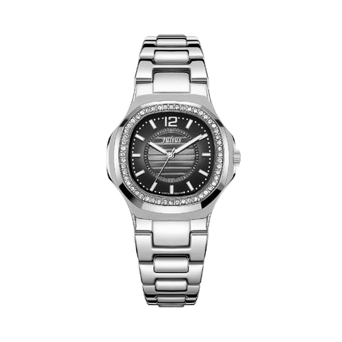 นาฬิกา Julius JA-711 B สายสแตนเลส สีเงิน