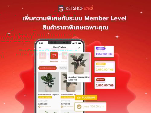 CRM  Privilege  Member  ระดับสมาชิก