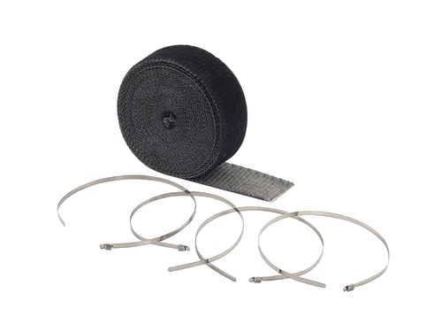 ผ้าพันท่อไอเสีย ACCEL กว้าง 2 นิ้ว ยาว 25 ฟุต สีดำ