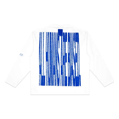 THE BIAS CLUB NRF X BIAS REVERSED L/S TEE WHITE