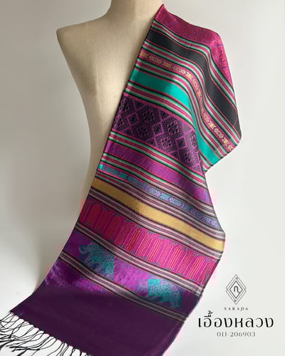 ผ้าเสน่ห์ไทย เอื้องหลวง 01J-692003