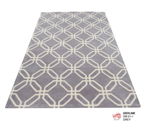 พรมรุ่น GEO LINE (L) DM 01-1 L 160x230 ซม. GREY (พรีออเดอร์)