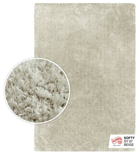 SOFTY (XL) RUG SY07 XL 240x340 cm. BEIGE