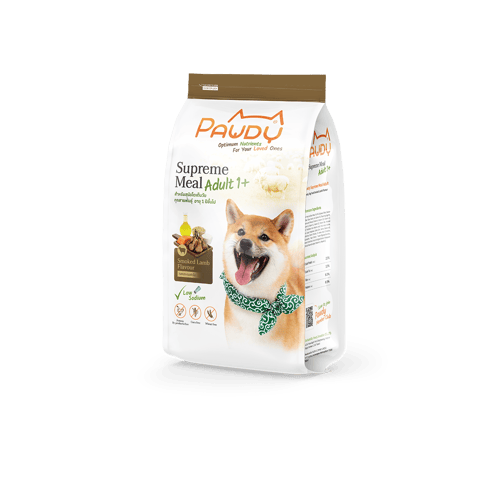 [MANOON] PAWDY Supreme Meal Adult 1+ Smoked Lamb Flavour พอดี้ อาหารสำหรับสุนัข สูตรแกะลมควัน