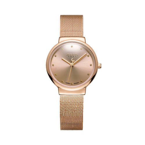 นาฬิกา Julius JA-426 LF สายสแตนเลสถัก สีโรสโกลด์