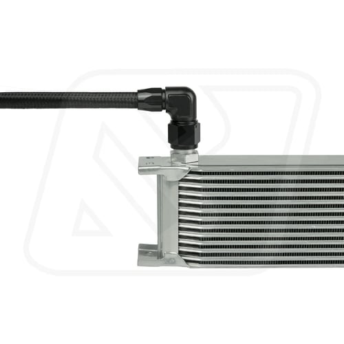 Billion ข้อต่อ 90 องศา AN10 ออกหางปลา 3/8 (BLACK)