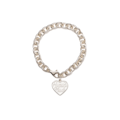 アクセサリー HUMAN MADE HEART SILVER BRACELET Human Made - Heart Silver Bracelet | HBX