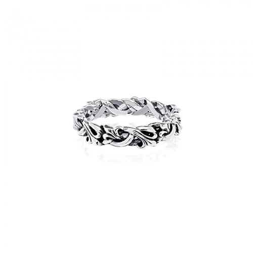 The Fierce-de-lis Braided Ring