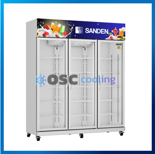 ตู้แช่เย็น 3 ประตู SANDEN ขนาด 41.7 คิว สีขาว [YPE-1650S]