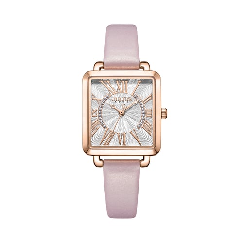นาฬิกา Julius JA-1340 A สายหนัง สีชมพู