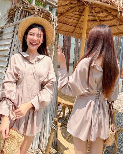 Dreamy dress (almond)