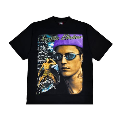 HEAVEN TOWN BOY JUSTIN BIEBER T-SHIRT BLACK HEAVEN TOWN BOY JUSTIN BIEBER T-SHIRT BLACK