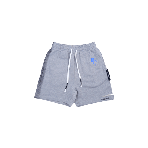 CHEMISE BLUE POEM SHORTS GREY TOPDYE