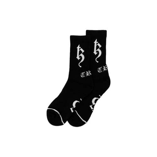 TZ WORLDWIDE BE TREZ SOCKS BLACK