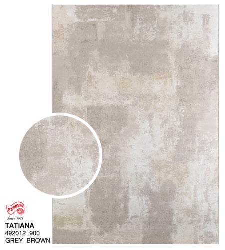 พรมรุ่น TATIANA (L) 492012 900 L 160x230 ซม. GREY BROWN