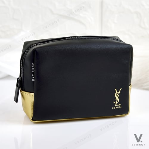 YSL Beaute Black & Gold Bag