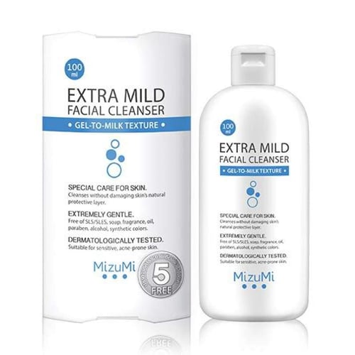 MizuMi Extra Mild Facial Cleanser 100ml.
