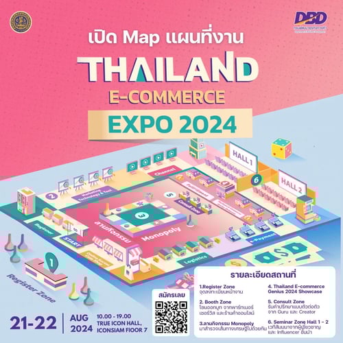 Thailand E-commerce Expo 2024   Ketshopweb เข้าร่วมเป็นหนึ่งในพันธมิตรสำคัญของกรมพัฒนาธุรกิจการค้า  Ketshopweb  โทมาโต้ ไอเดียส์