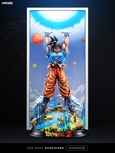 [ฉากหลังแบบมีไฟ] Son Goku Epic Scene “ Geki Ball “ โกคูบอลเกงกิ by Chikara (มัดจำ) [[SOLD OUT]]