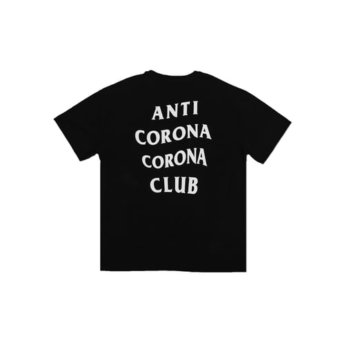 TOOMANY OPTIONS ANTI CORONA T-SHIRT BLACK