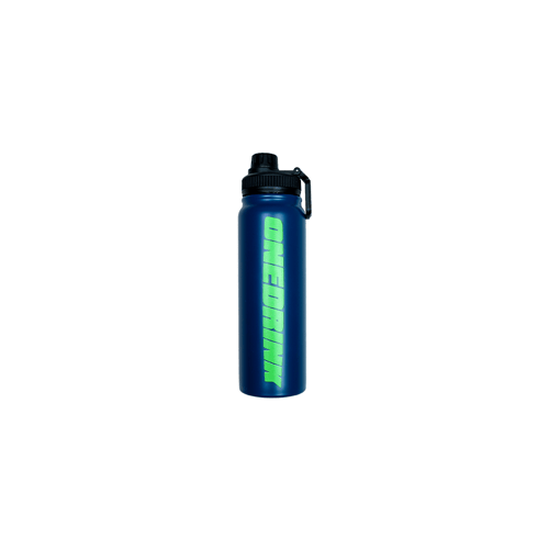 ONE DRINK AND WE GO HOME SPORT BOTTLE NAVY