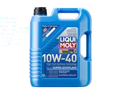 10W-40 SUPER LEICHTLAUF ขนาด 5 ลิตร พร้อมกรองเครื่อง*