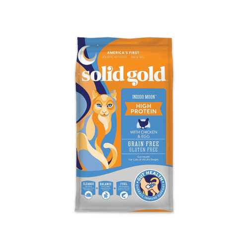 [MANOON] SOLID GOLD  โซลิด โกลด์ อาหารแมวสูตร Indigo Moon สำหรับแมวทุกวัย