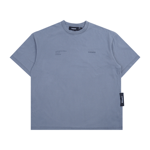 CHEMISE BLUR MOTION WASHED T-SHIRT GREY