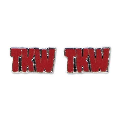 TKW LOGO EARRING RED