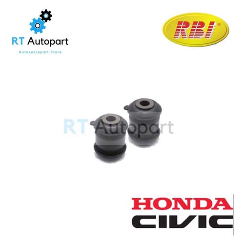 RBI บูชปีกนก Honda Civic Es Dimension ปี01-05 CRV G2 ปี01-06 2ตัว บูชล่างใหญ่ / บูชปีกนกล่าง บูทปีกนก  / 51392-S5A-004 / 51391-S5A-024