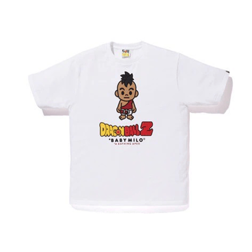 A BATHING APE X DRAGON BALL Z UUB & MAJIN BUU MILO T-SHIRT WHITE