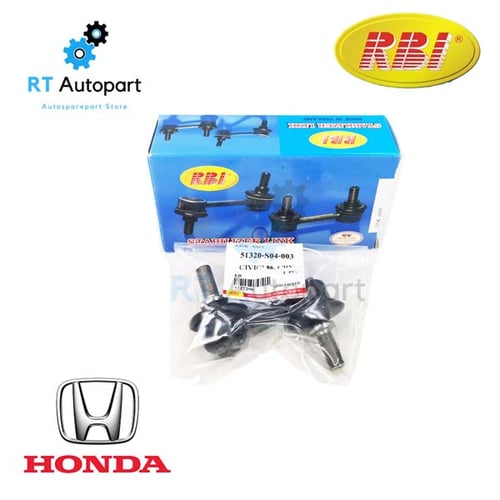 RBI ลูกหมากกันโคลงหน้า Honda Civic EK ปี96-99 ตาโต CRV Gen1 ปี96-00 / ลูกหมากกันโคลง Civic CR-V / 51320-S04-003(1ตัว)