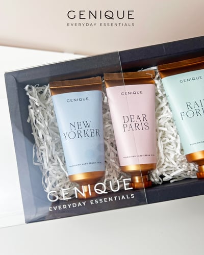 Genique พรีเมี่ยมเซท Giftset อโรมาแฮนด์ - Hand cream 4 ชิ้น
