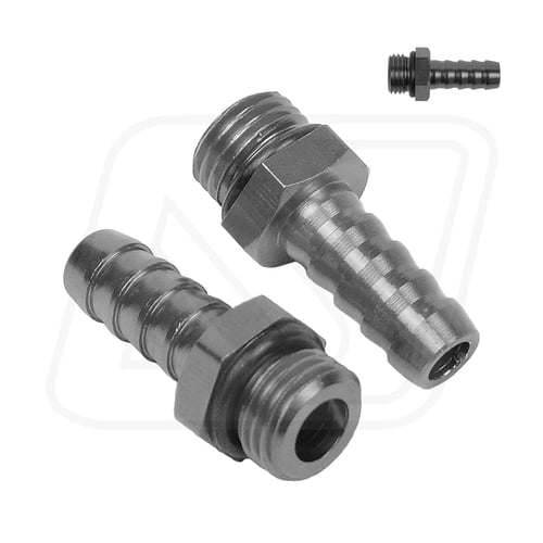 Billion ข้อลดเกลียว M18X1.5 โอริง ออกหางปลา 3/8 (BLACK)