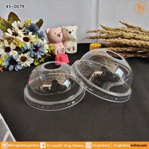 ฝาโดม 90 ปิดแก้วพลาสติก YYE