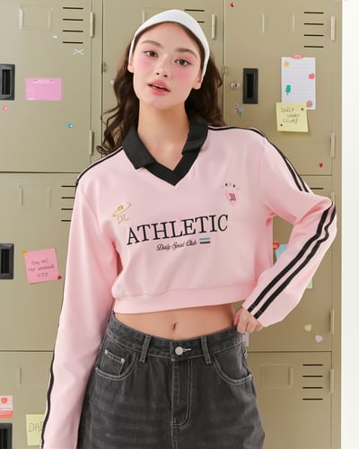 Athletic Polo 🏸(Softy pink)