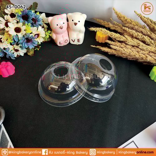 ฝาโดม 32 oz. ปาก 116  เจาะ  (1ลังx20แถว) 50 ใบ