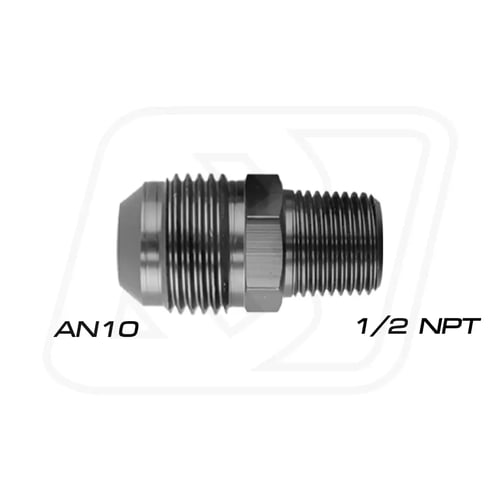 Billion ข้อลดเกลียว 1/2"NPT ออก AN6/AN8/AN10 (BLUE/BLACK)
