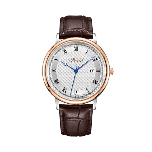 นาฬิกา Julius JA-1450M C สายหนัง สีน้ำตาล