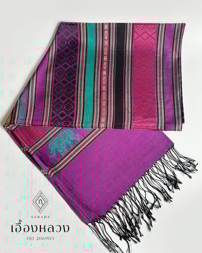 ผ้าเสน่ห์ไทย เอื้องหลวง 01J-692003