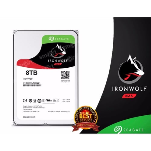 Seagate IronWolf 8TB NAS Hard Drive (ST8000VN004) | Smart Solution Computer  | ครบวงจร เรื่องอุปกรณ์ ไอที